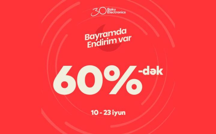 Bayramda endirim var!